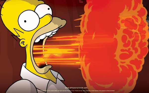 The Simpons Movie - Homer’s fire