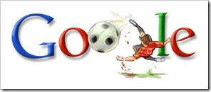 Google logo - España campeón de la Eurocopa 2008