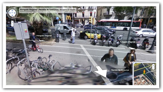 Google Street View - zmx80 en Barcelona